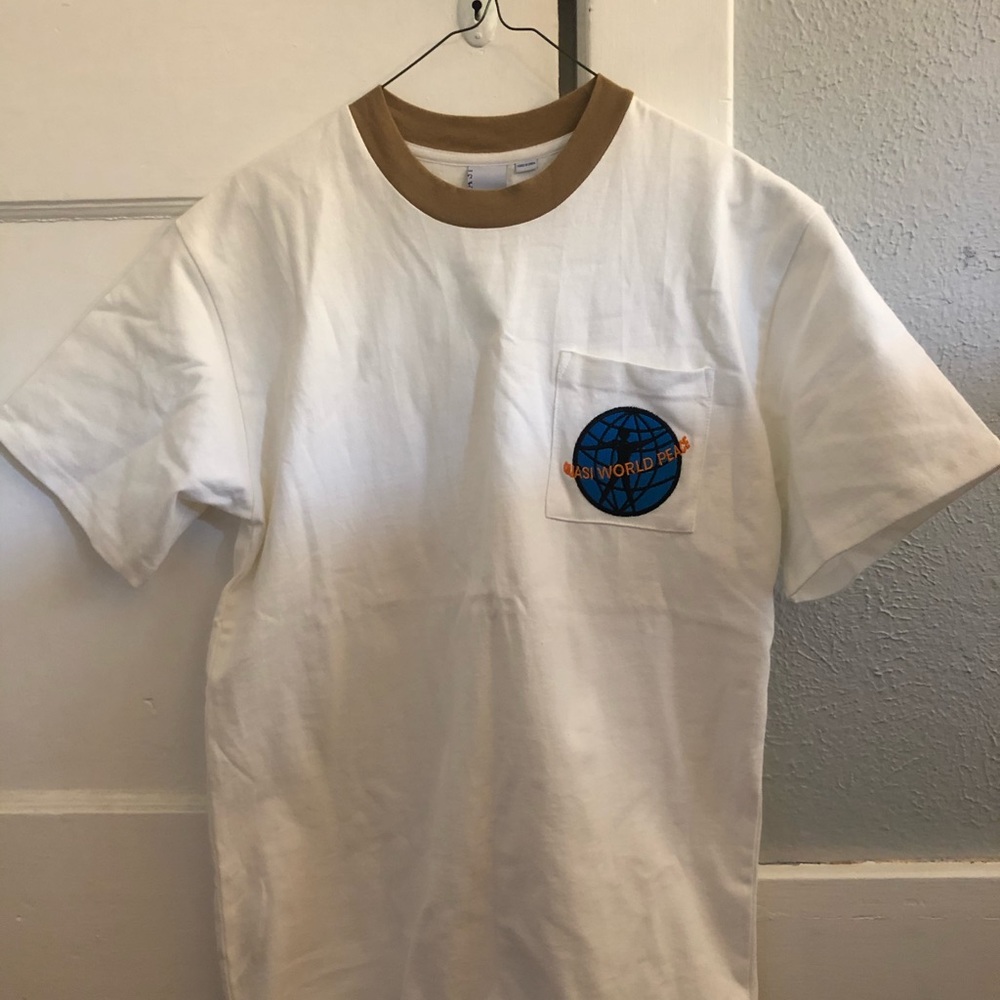 Quasi One World Peace Ringer Shirt